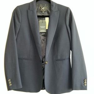 Parke blazer in Italian stretch wool, NAVY - NWT